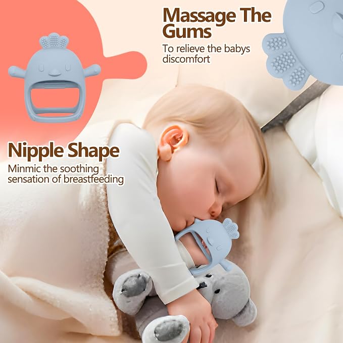 Baby Fruit/Food Feeder with Breastmilk Popsicle Molds & Teether Combo Food - Image 2