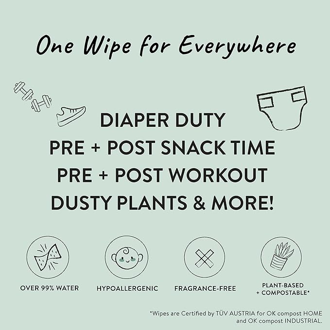 The Honest Company Clean Conscious Multi-Use Wipes | Hypoallergenic + Unscented - Image 3