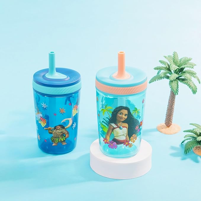 Zak Designs Disney Moana 2 Kelso Toddler Cups - Image 2