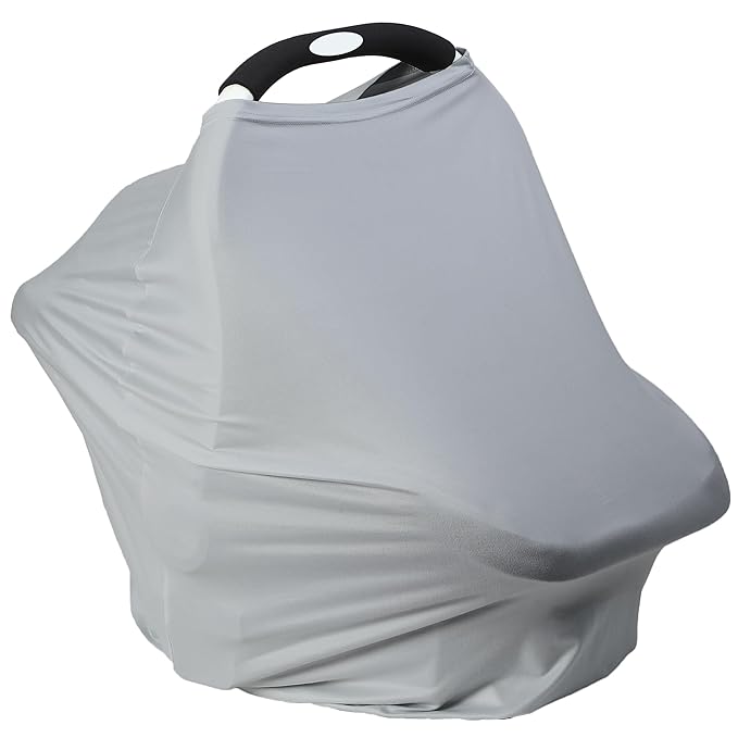 Breathable Car Seat Cover for Babies – Multi-Purpose Soft Rayon Nursing Cover by Meetjoy