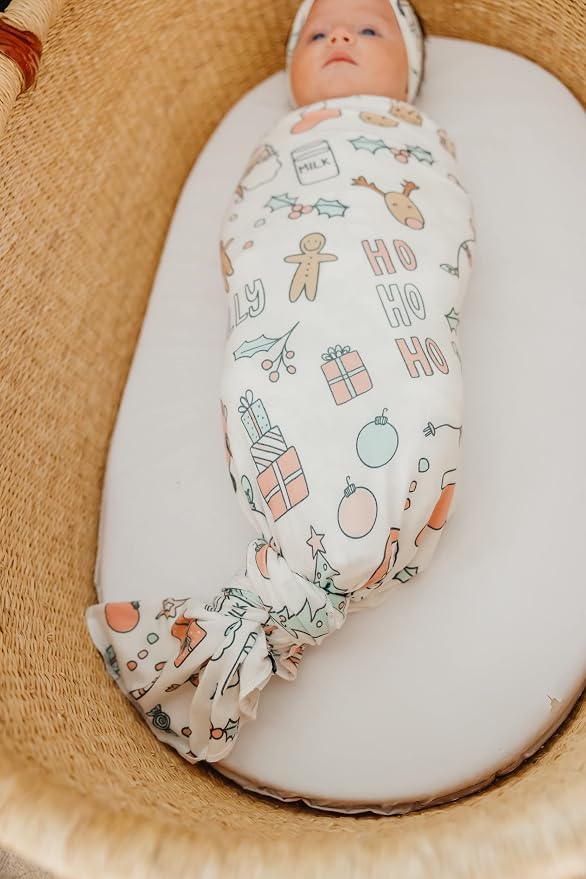 Copper Pearl Large Premium Knit Baby Swaddle Receiving Blanket Cindy - Image 4