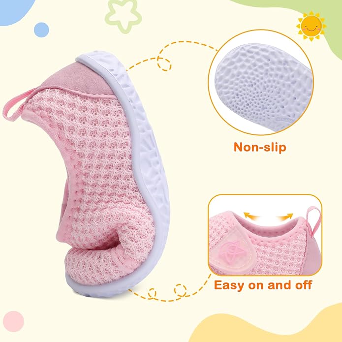 LeIsfIt Baby Shoes Boys Girls First Walking Shoes Non-Slip Infant Sneakers - Image 6