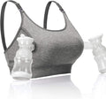 Momcozy Hands Free Pumping Bra, Adjustable Breast-Pumps Holding and Nursing Bra by Momcozy