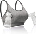 Momcozy Hands Free Pumping Bra, Adjustable Breast-Pumps Holding and Nursing Bra by Momcozy