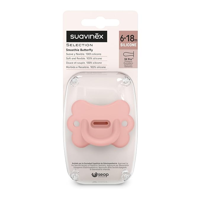 Color Essence SX PRO Silicone Butterfly Baby Pacifier 1Pk, Made - Image 5