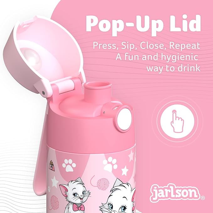 Jarlson® Mali Children's Water Bottle, Thermal Stainless Steel Water Bottle - Image 6