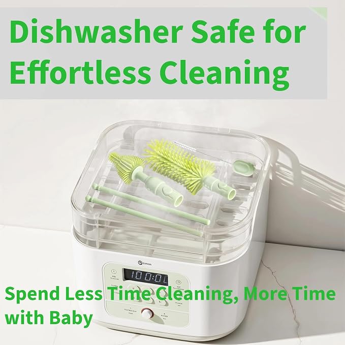 Travel Bottle Cleaner kit, 7in1 Baby Toddler Travel Essential Silicone Bottle - Image 8