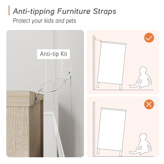 WAMPAT 8 Drawers Dresser Chests - Image 7