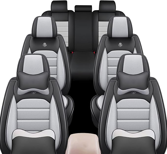 JOJ Fit for Toyota Highlander 2001-2022 Seat Covers, 7 Seat Car Seat Cover - Image 2
