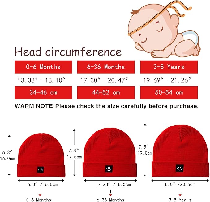 2Pack Baby Beanie Knit Toddler Hat - Image 7
