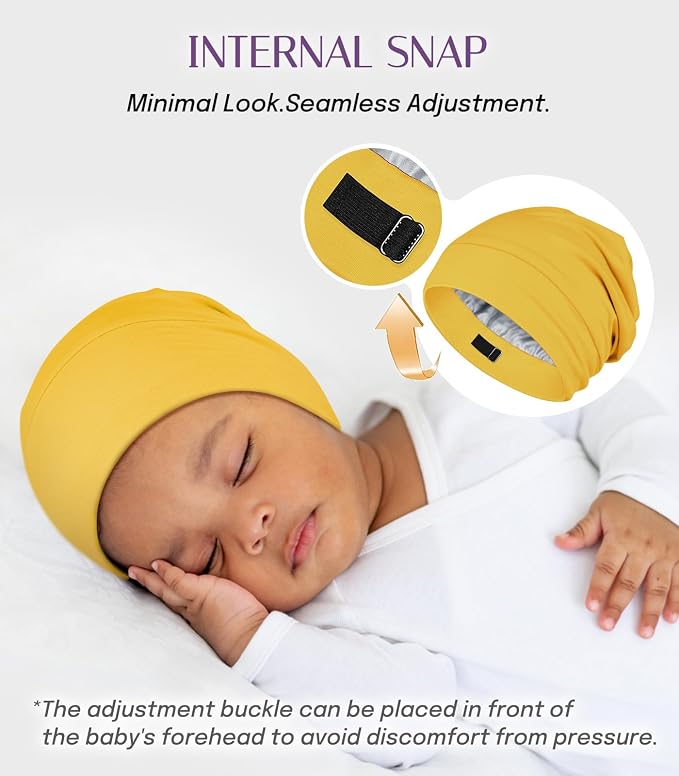 OLESILK Silk Baby Bonnet for 0-6 Months - Image 6