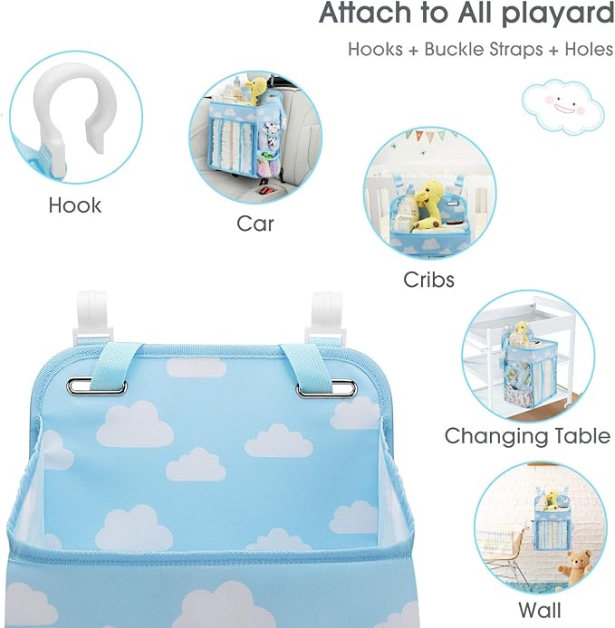 Maliton Hanging Diaper Organizer - Image 3