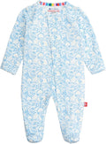 Magnetic Me Boys Modal Magnetic Baby Footie Pajamas | Silky Soft Modal Fabric | by magneticme