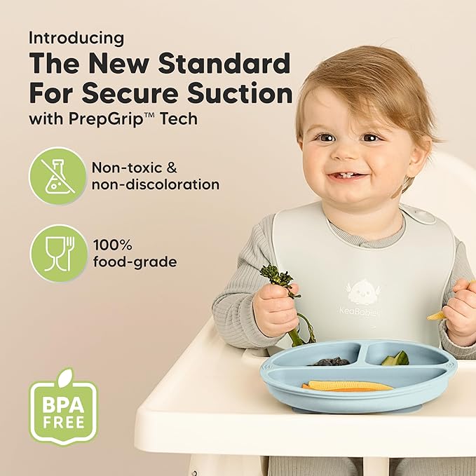 KeaBabies Suction Plates for Baby, Toddler - Image 2