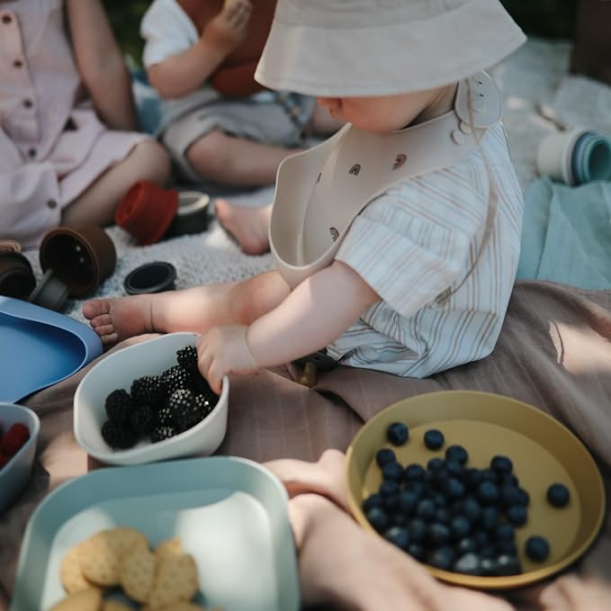mushie Square Dinnerware Bowls for Kids | Made in Denmark - Image 5