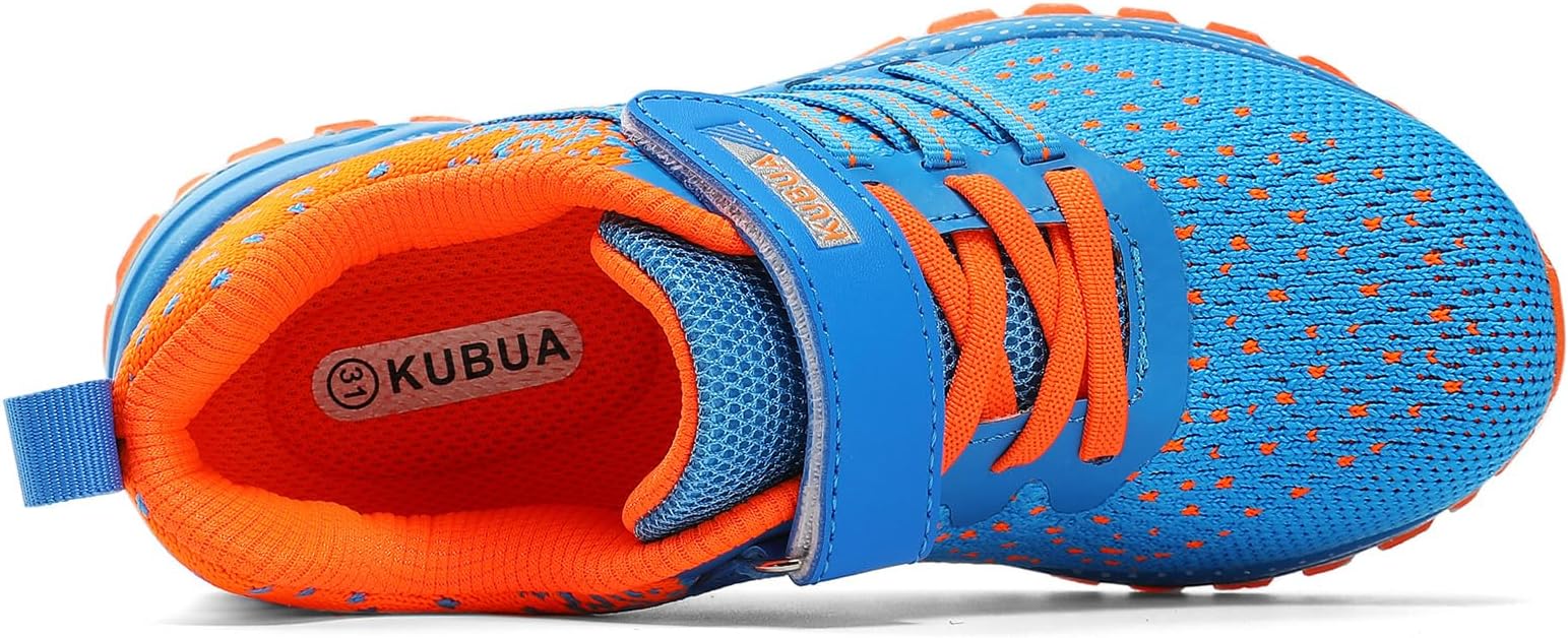 KUBUA Kids Sneakers for Boys Girls Running Tennis Shoes Lightweight Breathable - Image 3