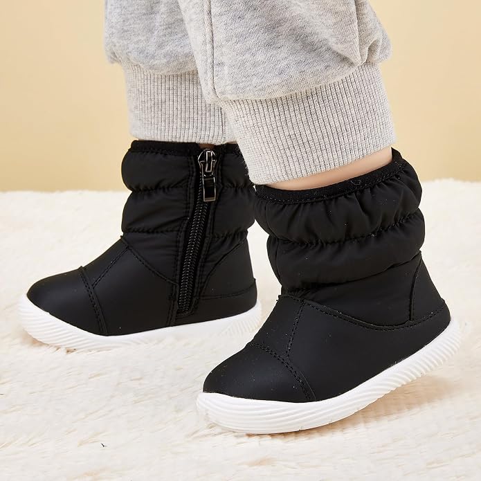 BMCiTYBM Baby Boy Girl Snow Boots Waterproof Winter Warm Booties Nonslip - Image 2