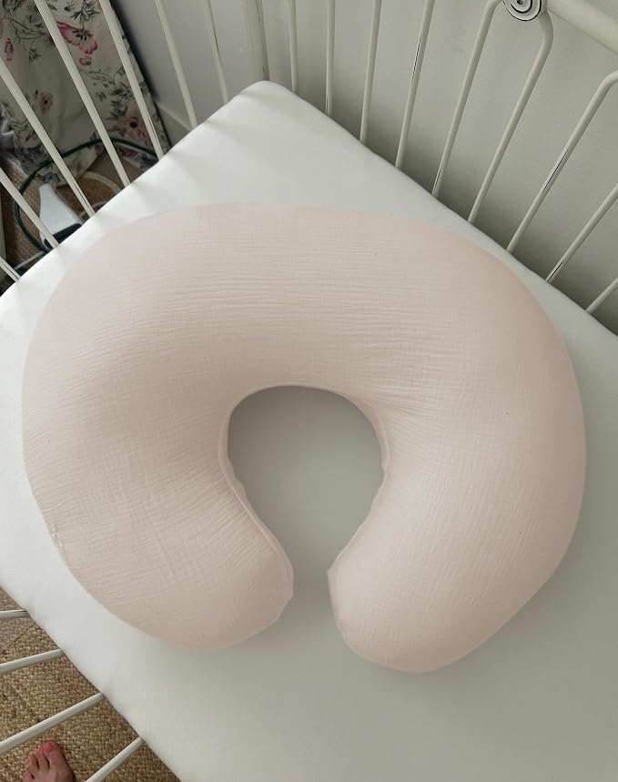 Nursing Pillow Covers, Muslin Nursing Cover - Image 4