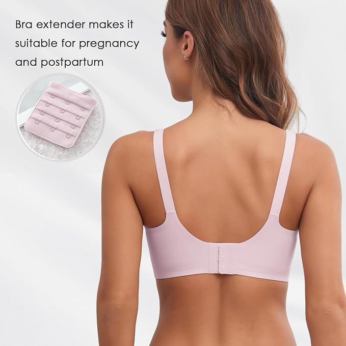 As Fairy Seamless Nursing Bras for Breastfeeding Soft Wireless Sleep Maternity - Image 3