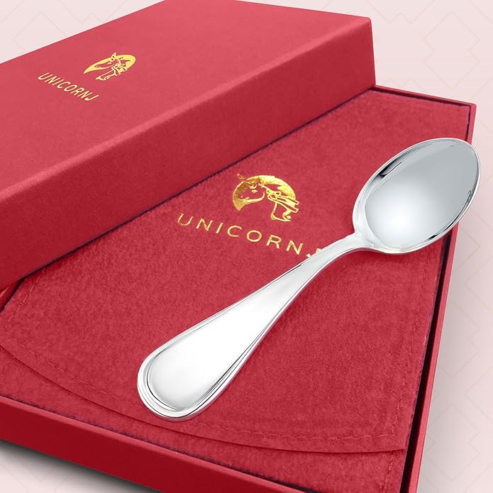 Sterling Silver Baby Spoon Fork Set Personalized Engravable | Complete - Image 3