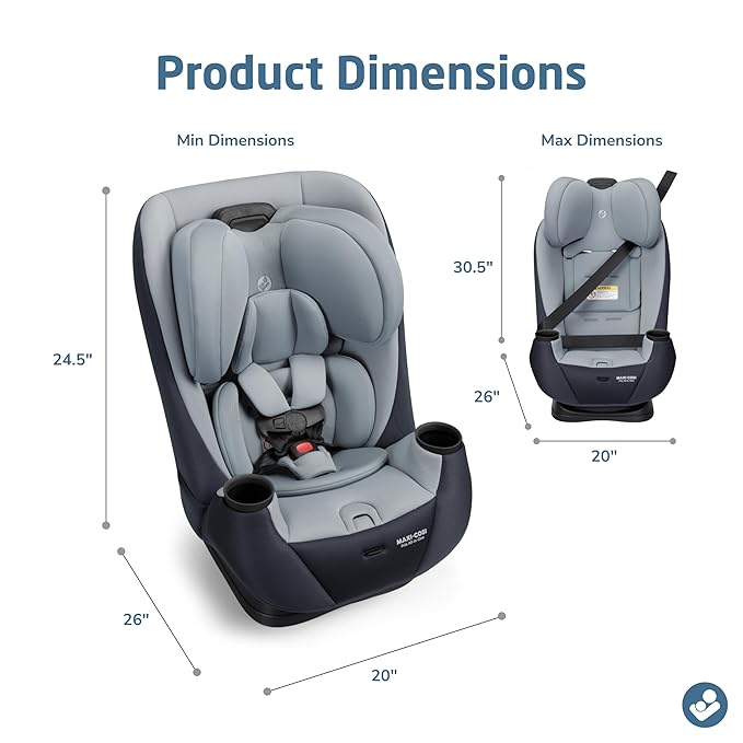 Maxi-COSI Pria All-in-One Convertible Car Seat, Infant to Toddler Car Seat - Image 7