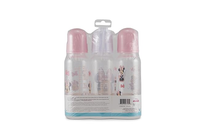 Baby Bottles 9 oz for Boys and Girls| 3 Pack of Disney Minnie Bows and Winks - Image 12
