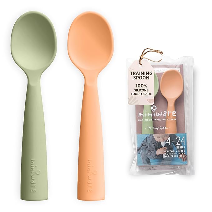 Miniware Silicone Baby Spoon for Training by Miniware