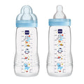 MAM Easy Active Baby Bottles 11oz, Fast Flow Skinsoft Silicone Nipple by MAMBabyUSA
