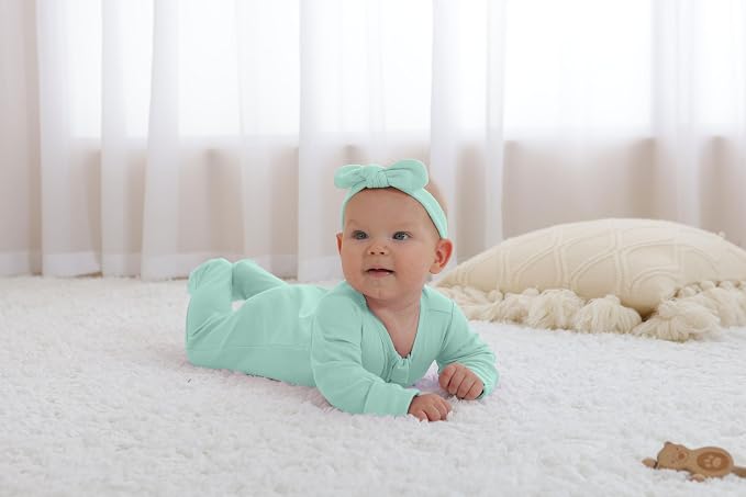 GUISBY Long Sleeve Baby Footed Pajamas - Image 6