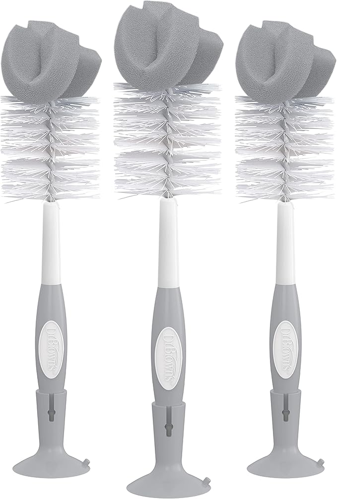 Dr. Brown's Reusable Sponge Baby Bottle Cleaning Brush Set by DrBrowns