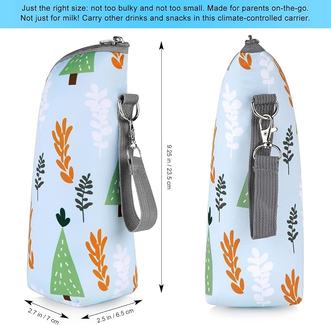 Accmor Baby Bottle Tote Bags, Insulated Breastmilk Cooler Bag, Nursing Bottle - Image 7