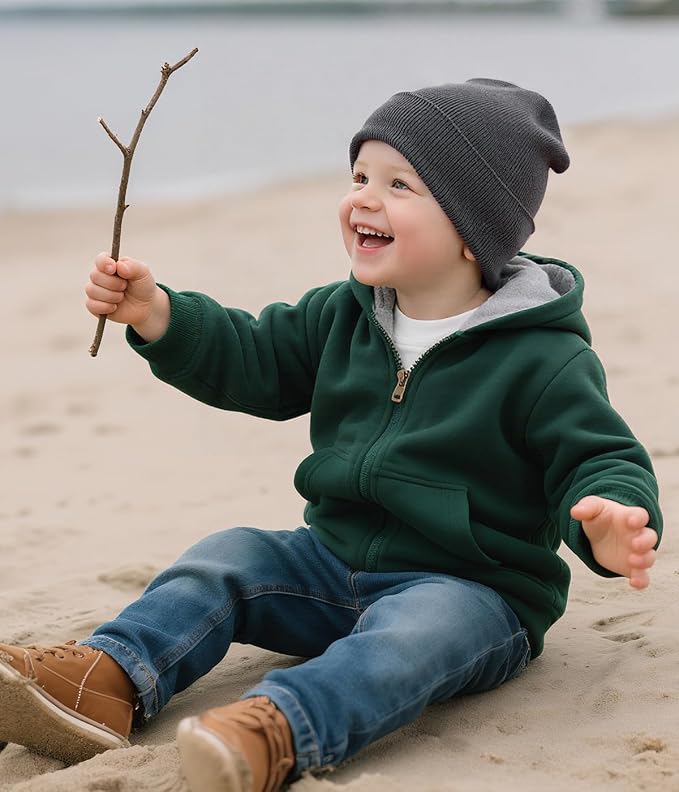Rosoz Toddler Beanie Boys Girls Baby Knit Warm Beanies Kids Children Winter hat - Image 5