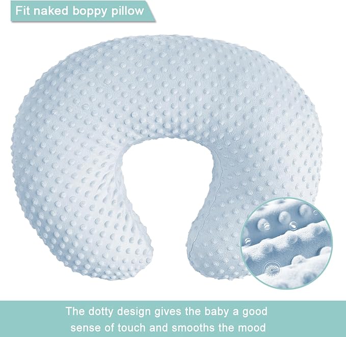 iEvolve Minky Nursing Pillow Cover Breast Feeding Pillow Cover Slipcover U Shape - Image 2