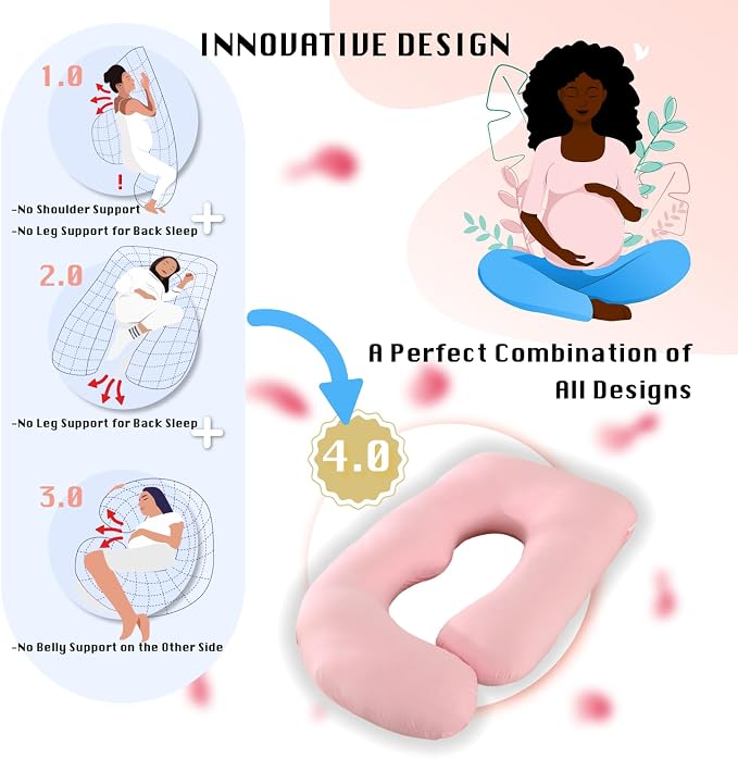 Pregnancy Pillow, Full Body Maternity Pillow 57 inch, - Image 5