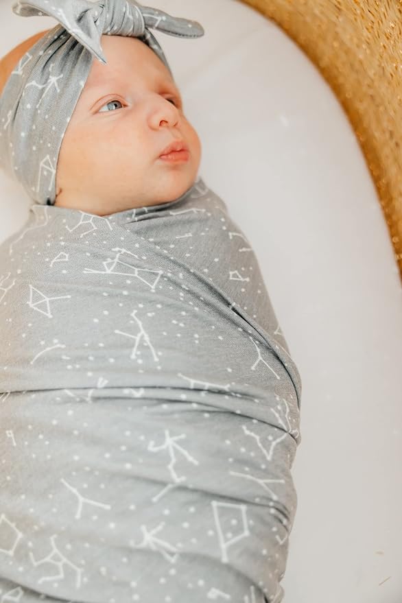Copper Pearl Baby Swaddle Blanket - Image 4