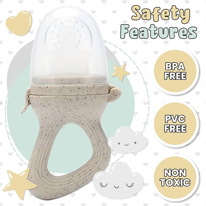 Avee & Co Silicone Teething Pacifier and Fresh Fruit Feeder, Baby Pacifier - Image 5