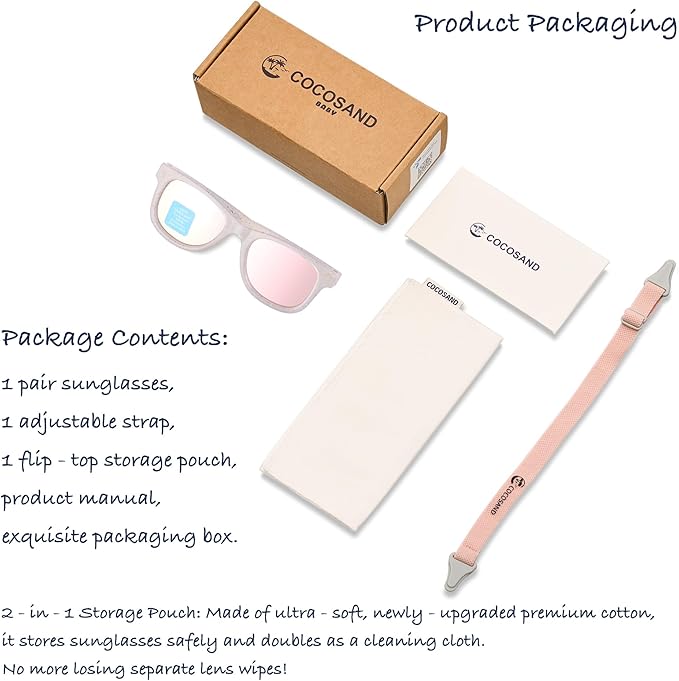 COCOSAND Flexible Baby Sunglasses - Image 2