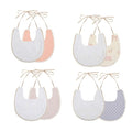 GZMM Baby Bib For Girls, Reversible Waterproof Handmade Natural Cotton Baby by GZMM