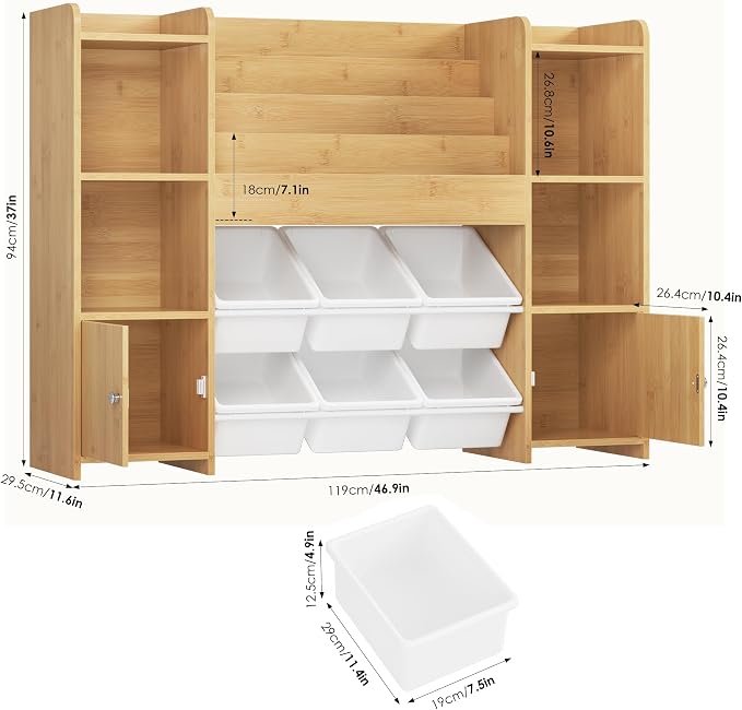 FINETONES Toy Storage Organizer - Image 2