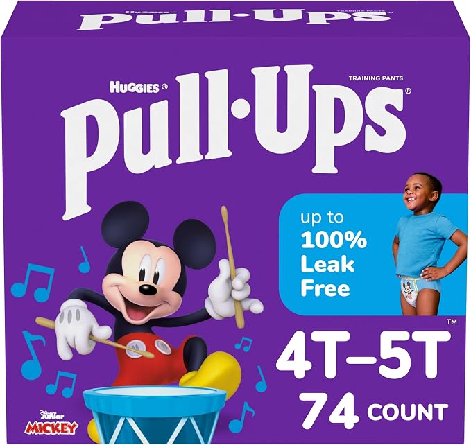 Pull-Ups Boys' Potty Training Pants, Size 4T-5T Training Underwear by Pull-Ups