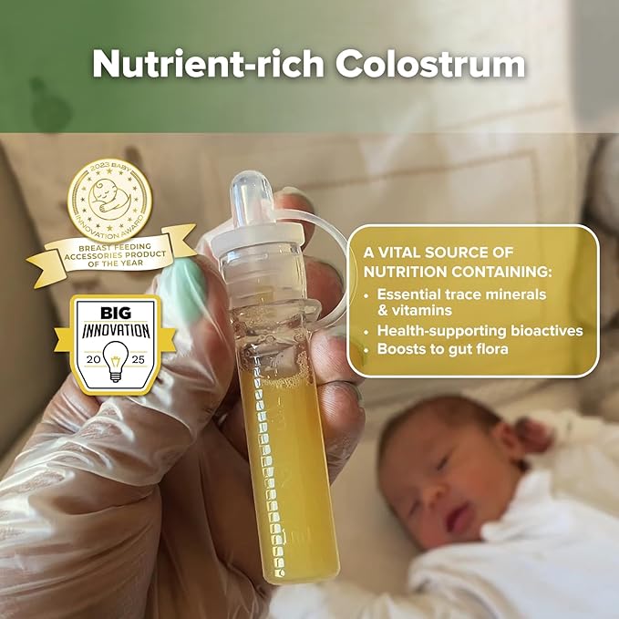 haakaa Manual Breast Pump 5oz/150ml & Silicone Colostrum Collector Kit - Image 3