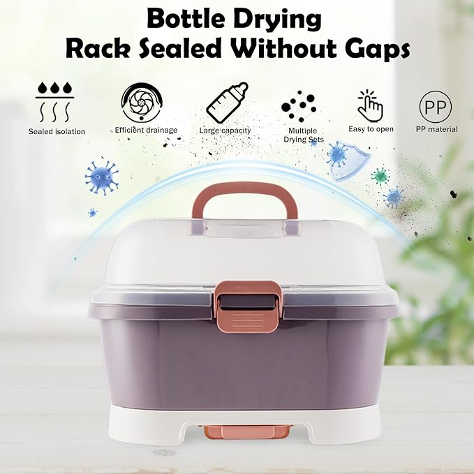 Baby Bottle Organizer for Storage, Baby Bottle Storage Large Capacity - Image 2