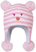 LANGZHEN Toddler Kids Infant Winter Hat, Earflap Knit Warm Cap Fleece Lined by LANGZHEN