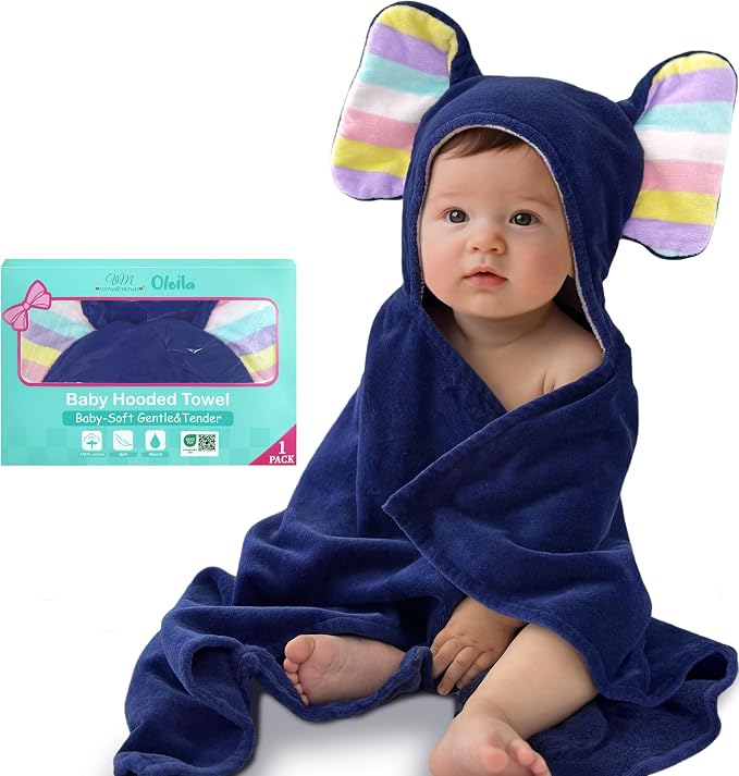 VOOVA & MOVAS Thick Baby Hooded Bath Towel by VOOVAMOVAS
