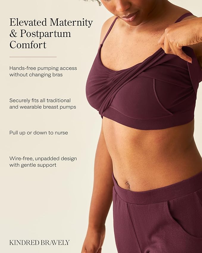 Kindred Bravely Sublime Sleep Pumping Bra Hands Free, Adjustable Pumping & - Image 3