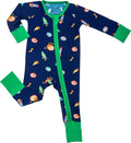 LollyBanks Baby Pajamas, 2-Way Zipper Romper, 95% Viscose Made from Bamboo and by LollyBanks
