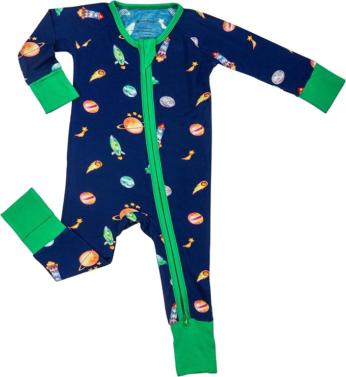 LollyBanks Baby Pajamas, 2-Way Zipper Romper, 95% Viscose Made from Bamboo and by LollyBanks