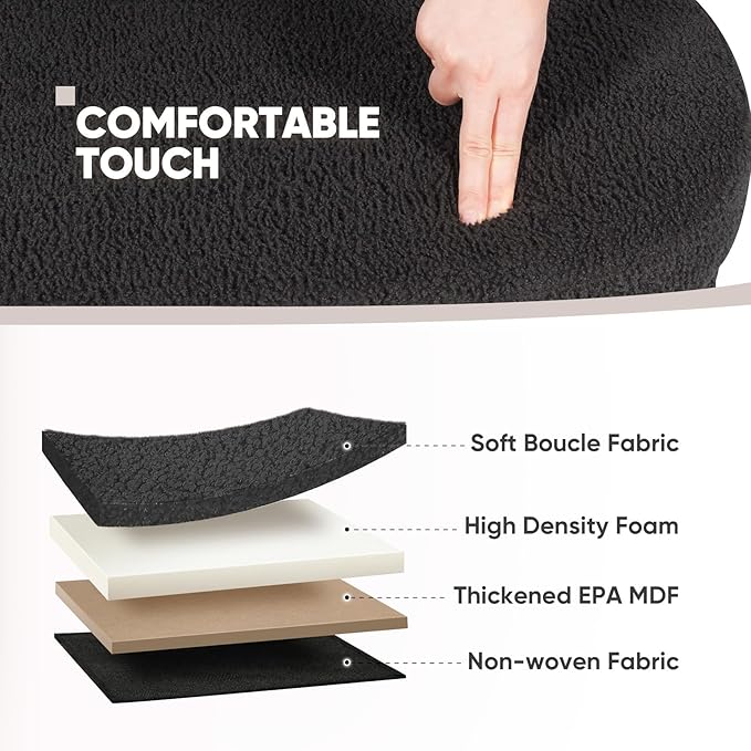 B FSOBEIIALEO Ottoman with Storage - Image 4
