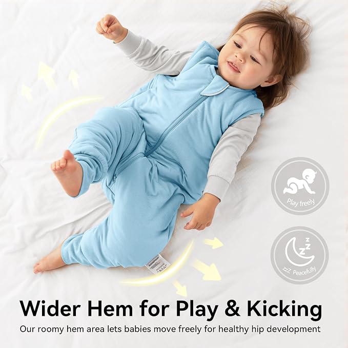 Rayon Made From Bamboo Sleep Sack 3t-4t 0.5 Tog Ultra Soft Summer Toddler Sleep - Image 5