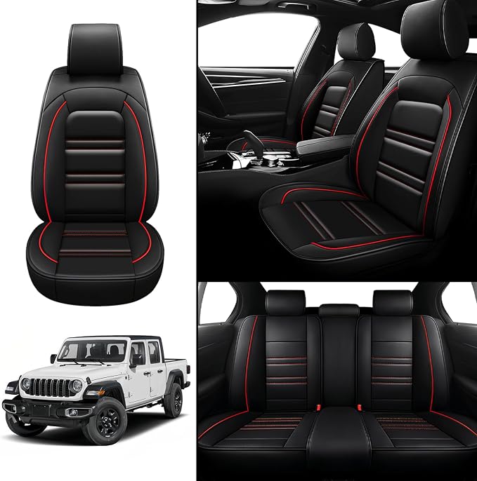 Seat Covers for JP Gladiator 2020-2025 | 5-Seats Leather Seat Covers - Image 2
